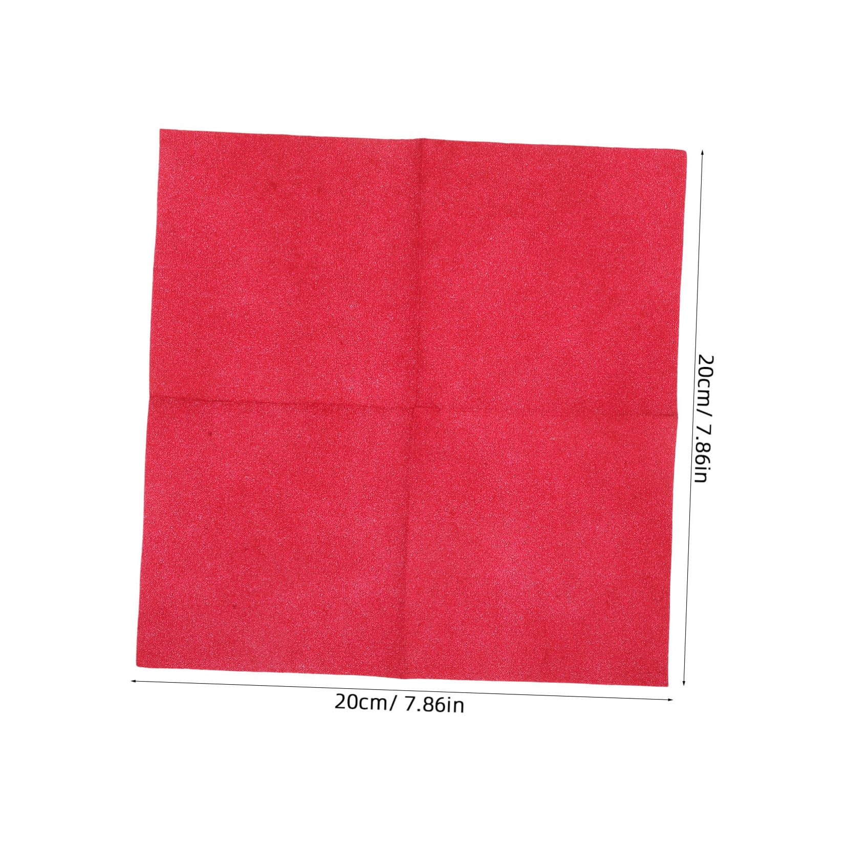 Servilletas de Papel de Colores Rojas 20x20cm para Restaurantes Occidentales y Fiestas de Vino, Ligeras y Cómodas, Paquete de 150 Unidades