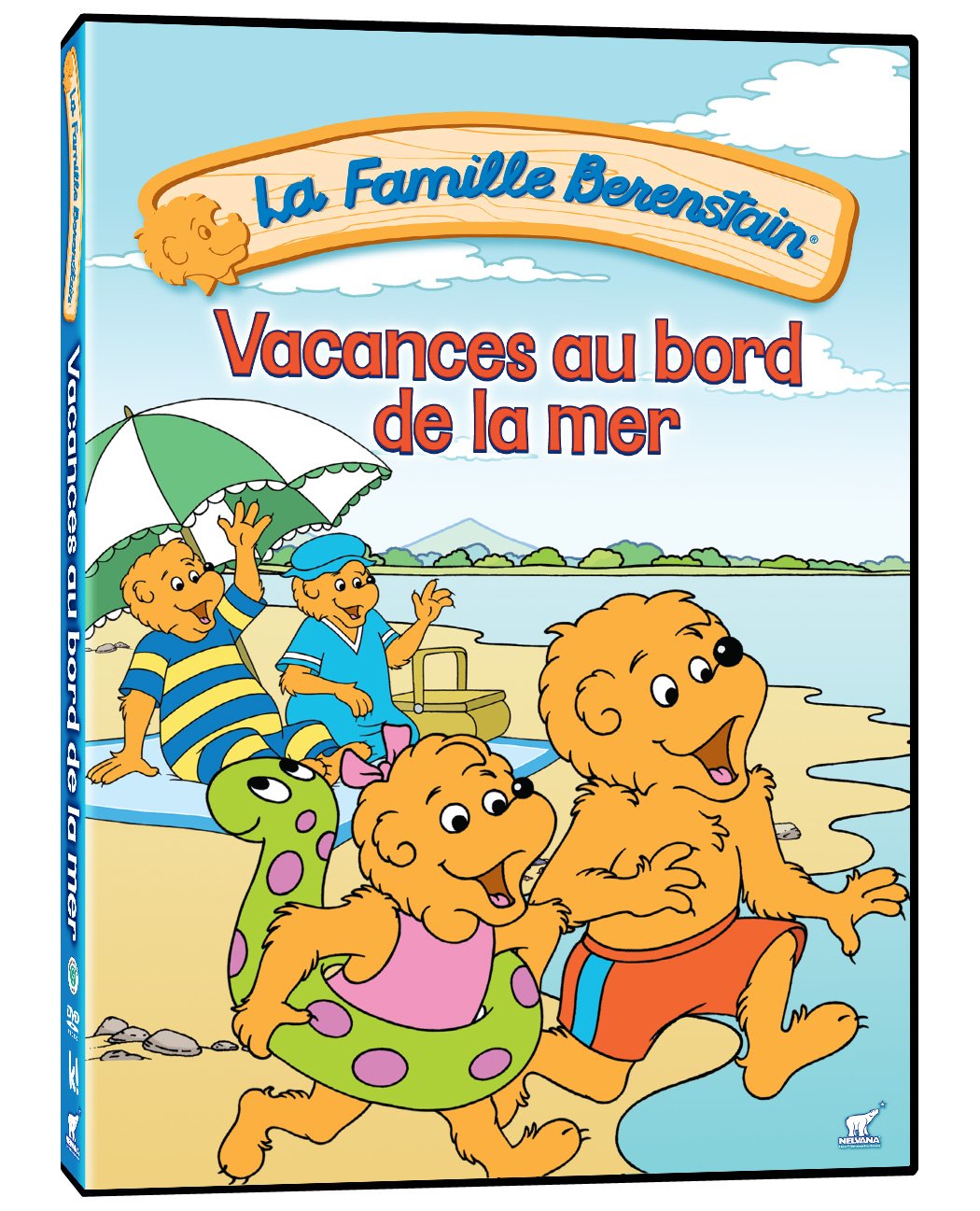 La famille Berenstain - Vacances au bord de la mer (Bilingual) [DVD]