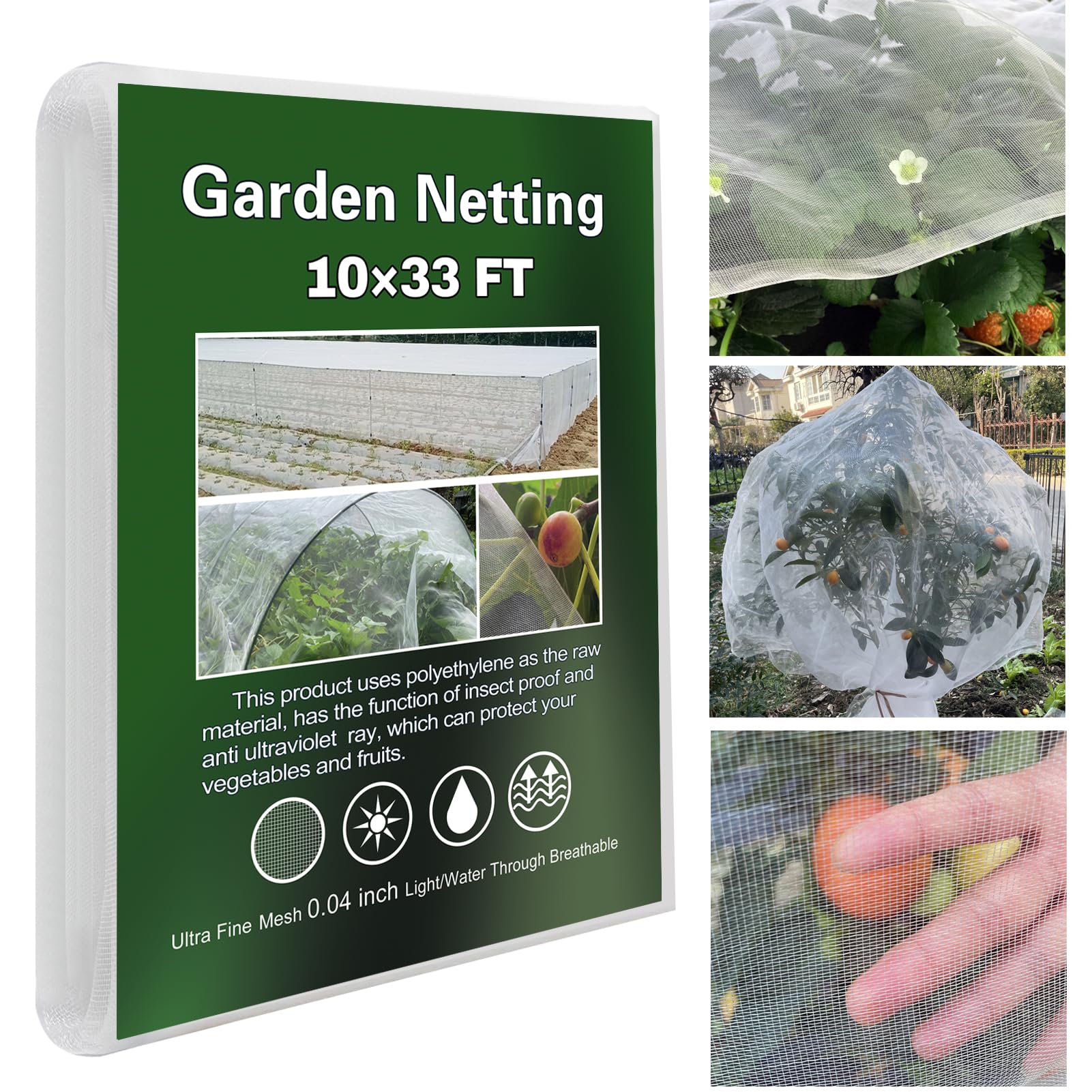 Filet De Protection Ultra Fin Pour Jardin – Maille Pour Plantes Legumes Fruits Fleurs Et Cultures En Serre 25 X 10 Mde Debuns 87539981