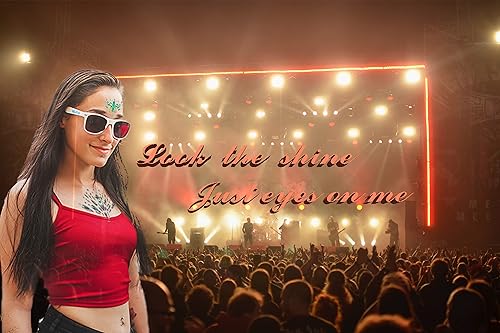 Miniatura 7 de Adhesivos de gemas para la cara de sirena con purpurina, diamantes de imitación para festival, joyas, cristales para la cara, ojos y cuerpo,