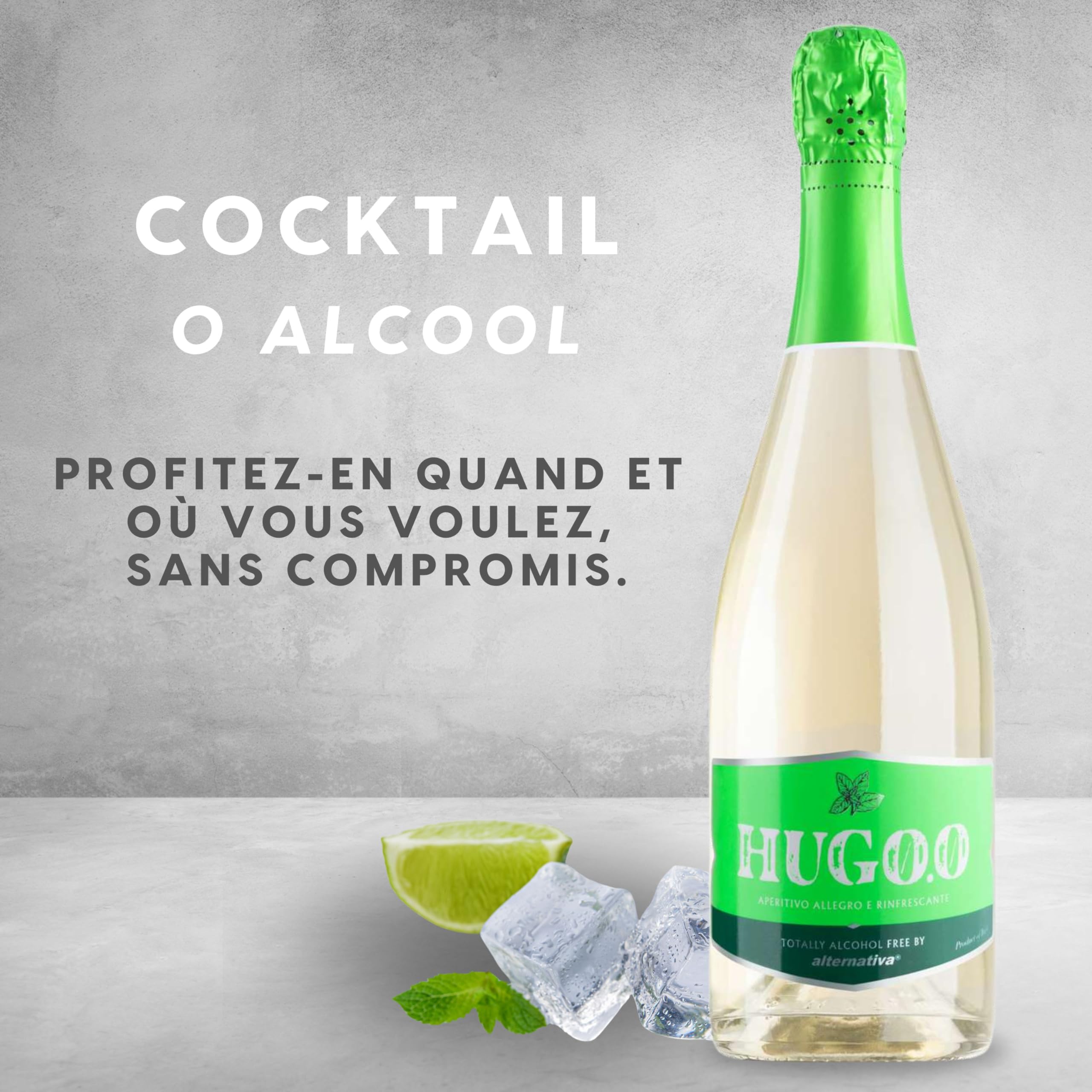 ALTERNATIVA Apéritif Italien Sans Alcool 0.0% - 6 Bouteilles de 750ml