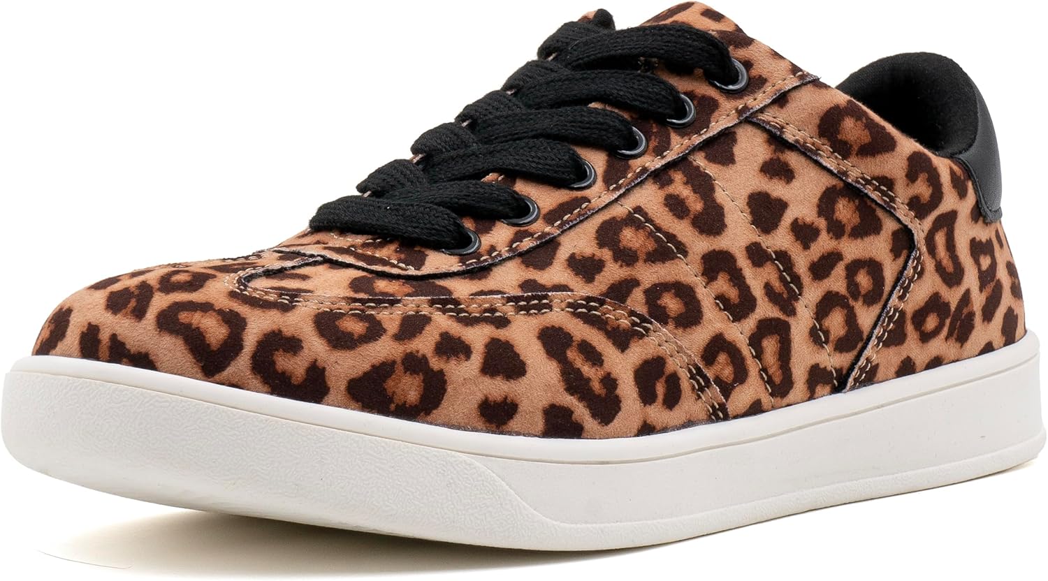 Women's Lace Up Trendy Sneaker Classic Fashion Low Top Walking Shoes - Picture 25 of 109