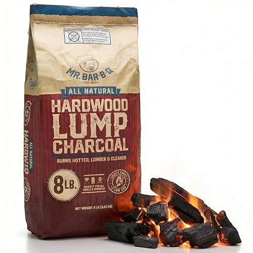 Mr. Bar-B-Q 8 LB All Natural Hardwood Lump Charcoal