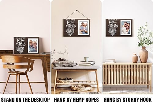 Miniatura 4 de Los mejores regalos para papá, regalos del día del padre para papá de parte de su hija, marco de fotos para papá, día del padre, padrastro, regalos