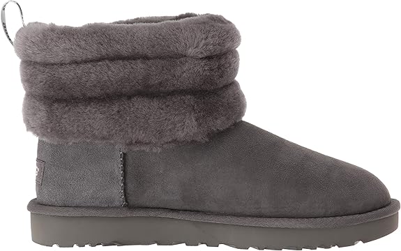 mini fluff quilted boot