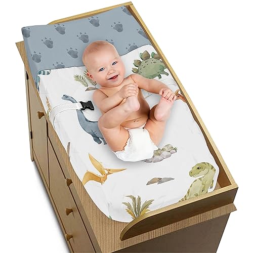 Miniatura 9 de Sweet Jojo Designs Safari de la selva, para niños, niñas, bebé, cambiador, beige, marrón, gris pardo, negro y blanco, género neutral, elefante,