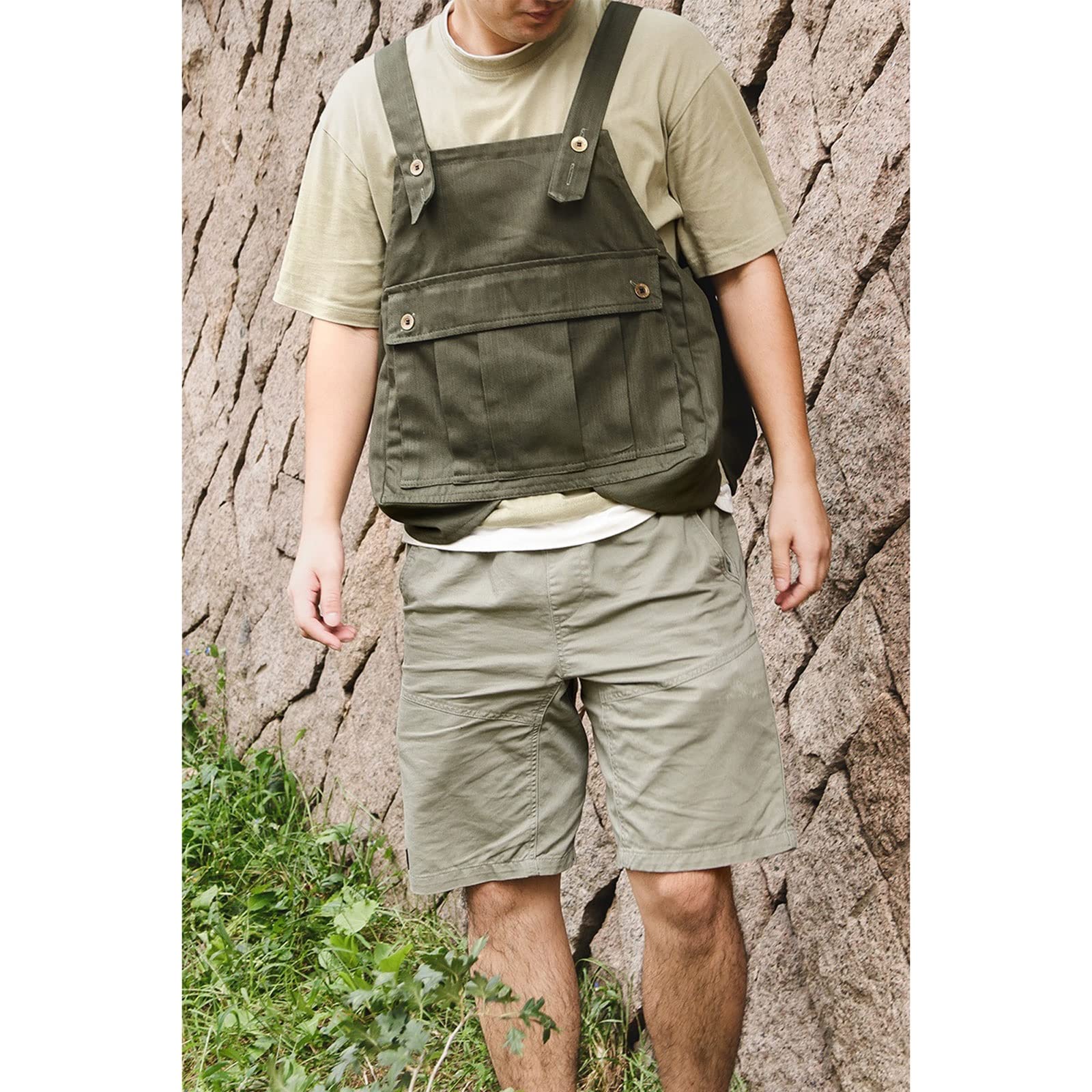 Tablier de jardinage, camping, charpentier en denim, vêtements de travail pour homme et femme, vêtements de fleuriste (jaune), jaune, taille unique