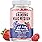 Magnesium Calming Gummies for Children | Strawberry | Relaxation & Natural Wake-Sleep Cycles | Relaxing Magnesium for Kids with Chamomile & Lemon Balm | Non-GMO, Gluten-Free | Calm Gummies 60ct