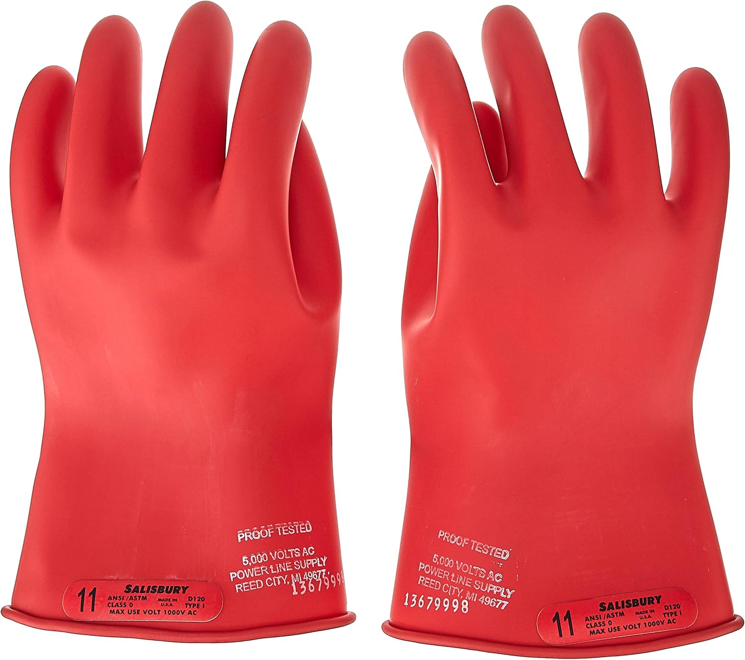 OTC 3991-12 Large Hybrid Electric Safety Gloves, Size Large (1 pair) , White