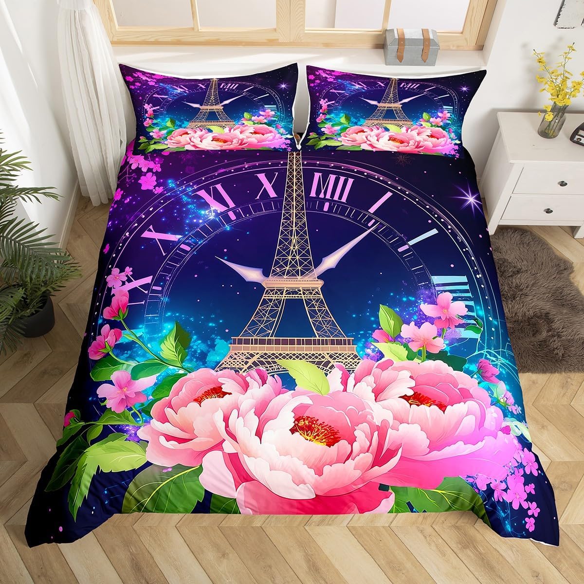 Erosebridal Octopus Comforter Cover Tentacles Bedding Set Sea Animal Duvet Cover Tie Dye Marine Wildlife Room Decor Quilt Cover for Kids Boys Youth Men 3 Pcs Full Size with Zipper Closure