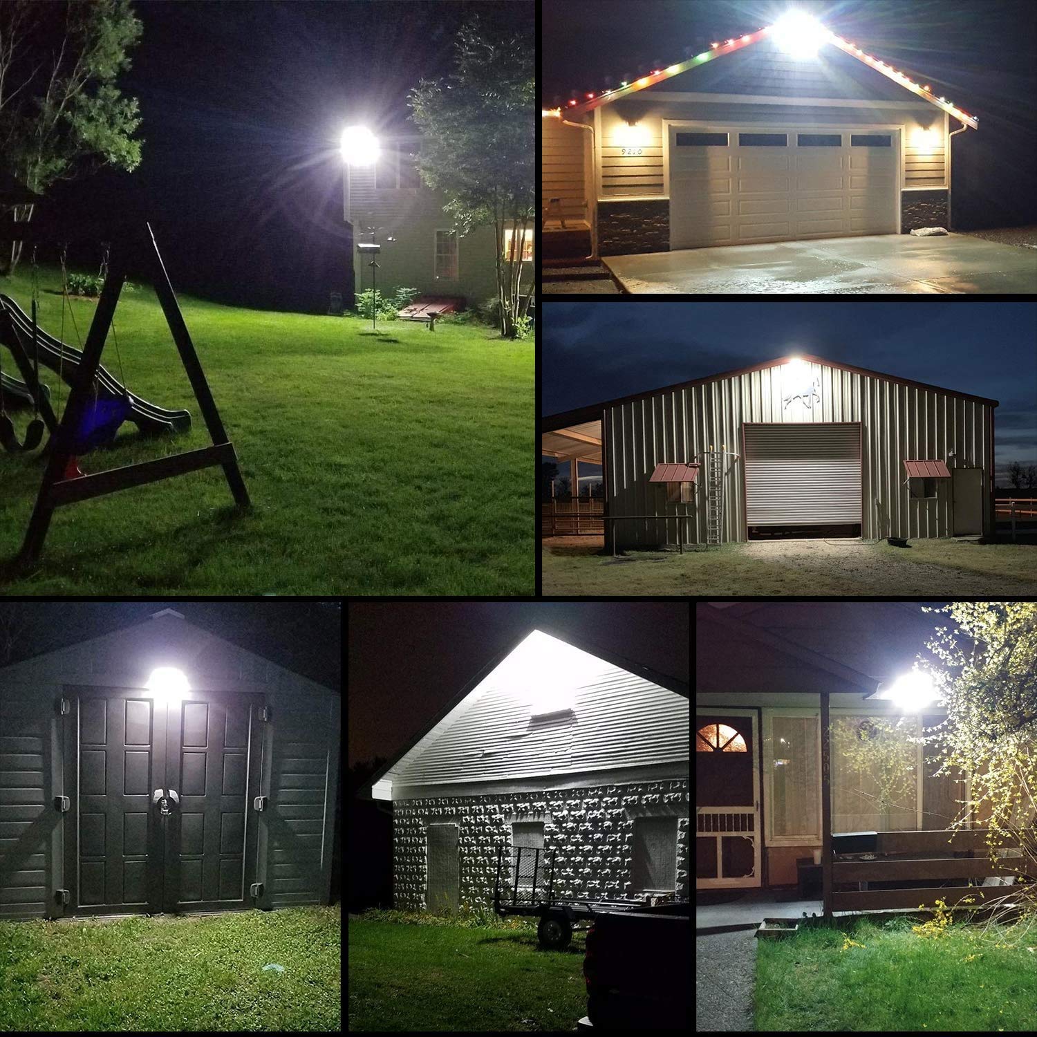 Solar Powered Fence Lights 12 Pack IP64 Waterproof RGB Color Glow - View #9