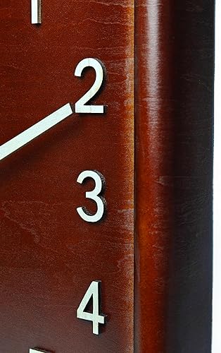Miniatura 6 de Reloj de pared de 14 pulgadas reloj de pared de madera decoraciones para colgar en la pared decoraciones reloj decorativo grande reloj de cuarzo