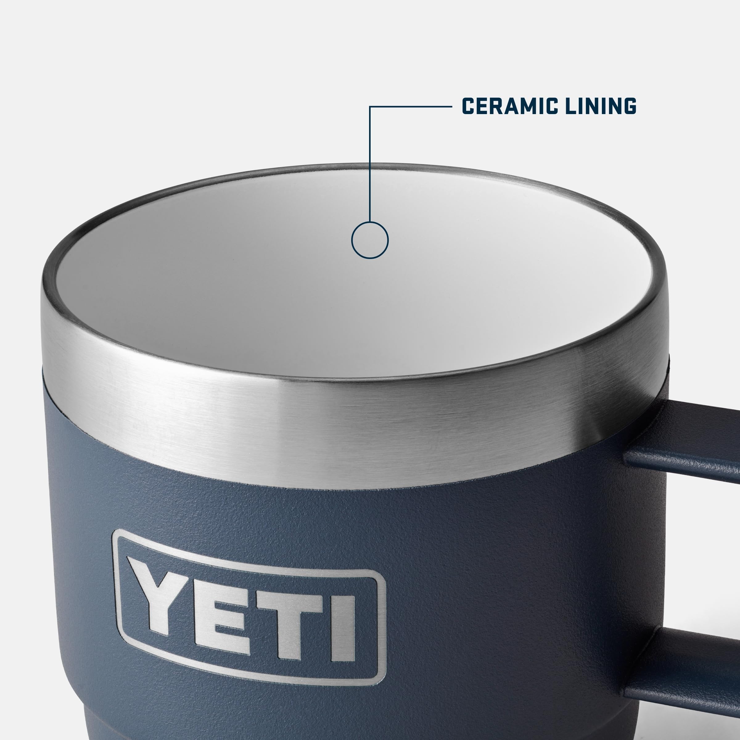 YETI Rambler Espresso Mug, Vacuum Insulated Stainless Steel Stackable Mug, Ultramarine Violet, 2 Pack 6 oz (177 ml) - Image 4