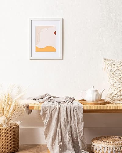 Miniatura 8 de eletecpro Portarretratos de 11 x 14 pulgadas, 4 unidades, hecho de madera maciza y vidrio resistente y duradero, para fotos de 8 x 10 y 8.5 x 11