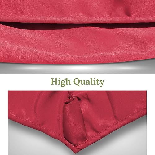 Miniatura 7 de BenefitUSA - Toldo para sombrilla de 9 pies, cubierta superior de repuesto para patio, toldo de 8 varillas al aire libre