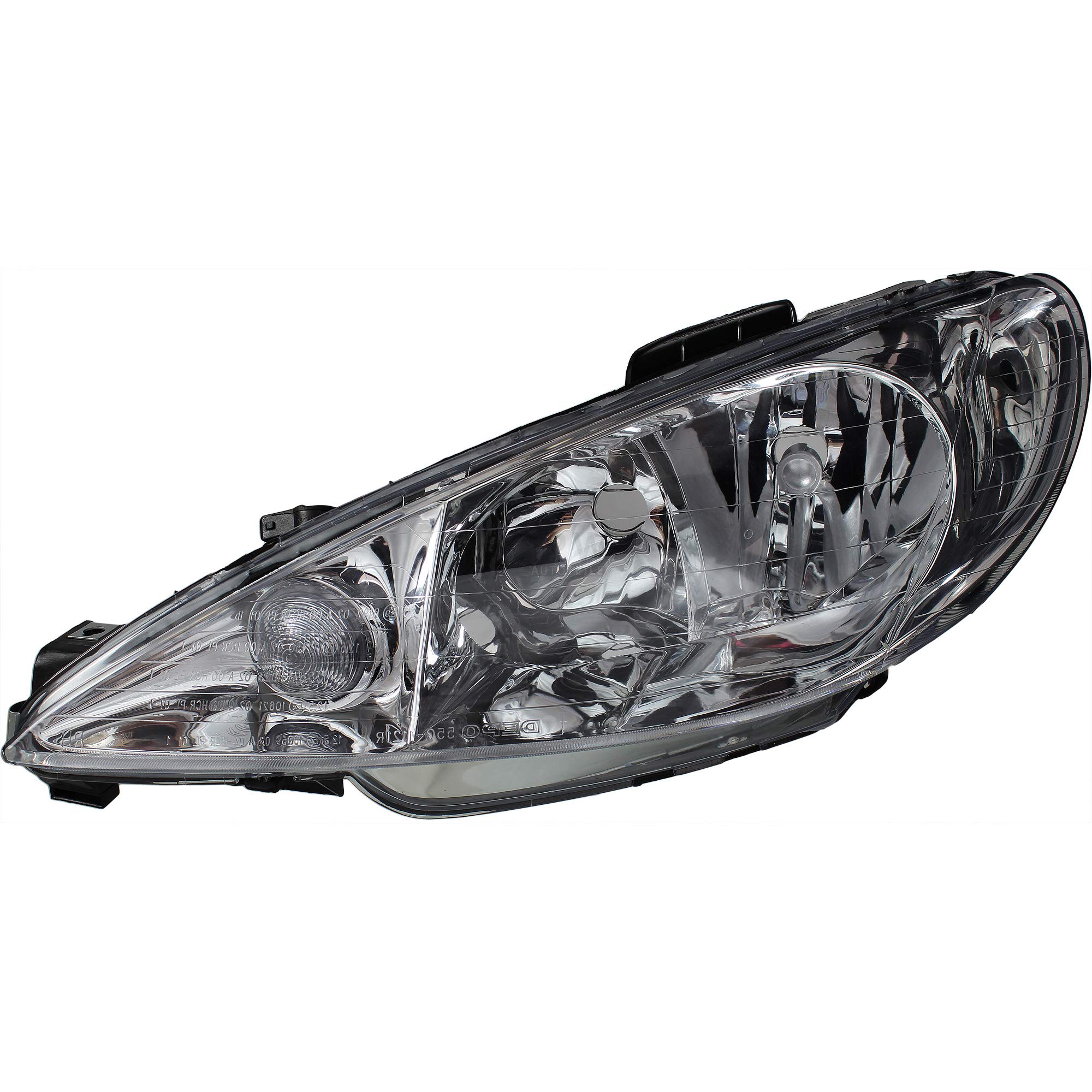 Halogen Scheinwerfer Set Links & Rechts Für Peugeot 206 CC - H7 Ohne Stellmotor