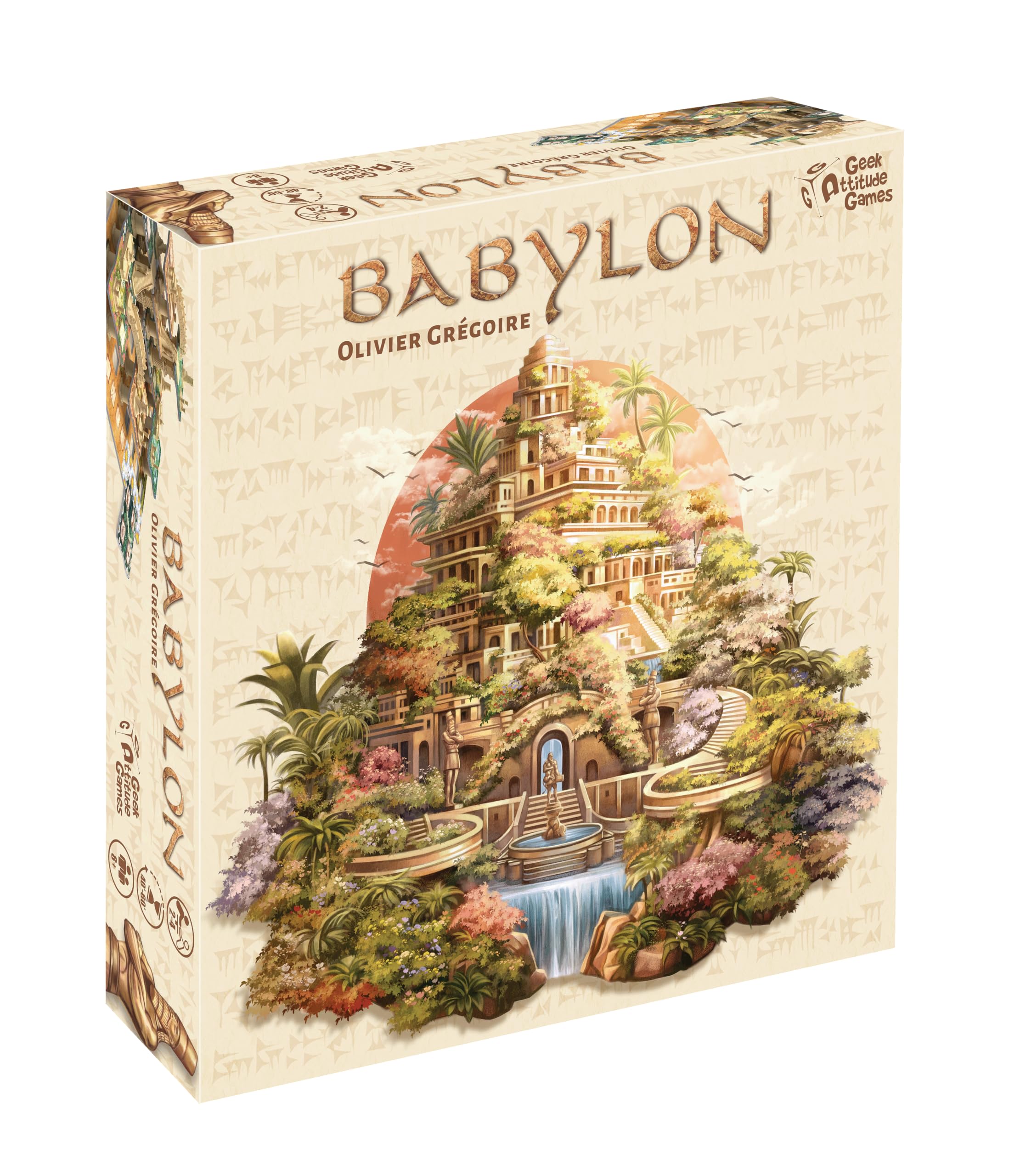 Synapses Games | Babylon | Family Strategy Board Game | 3D Tile Placement | 2 to 4 Players | 60 Minutes | Ages 8+