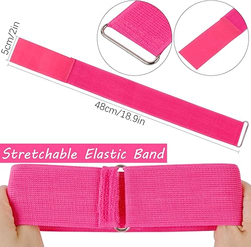 Miniatura 3 de Paquete de 4 bandas de carreras de 3 patas, juegos de carreras de tres patas, cuerdas elásticas duraderas y firmes para actividades al aire libre,