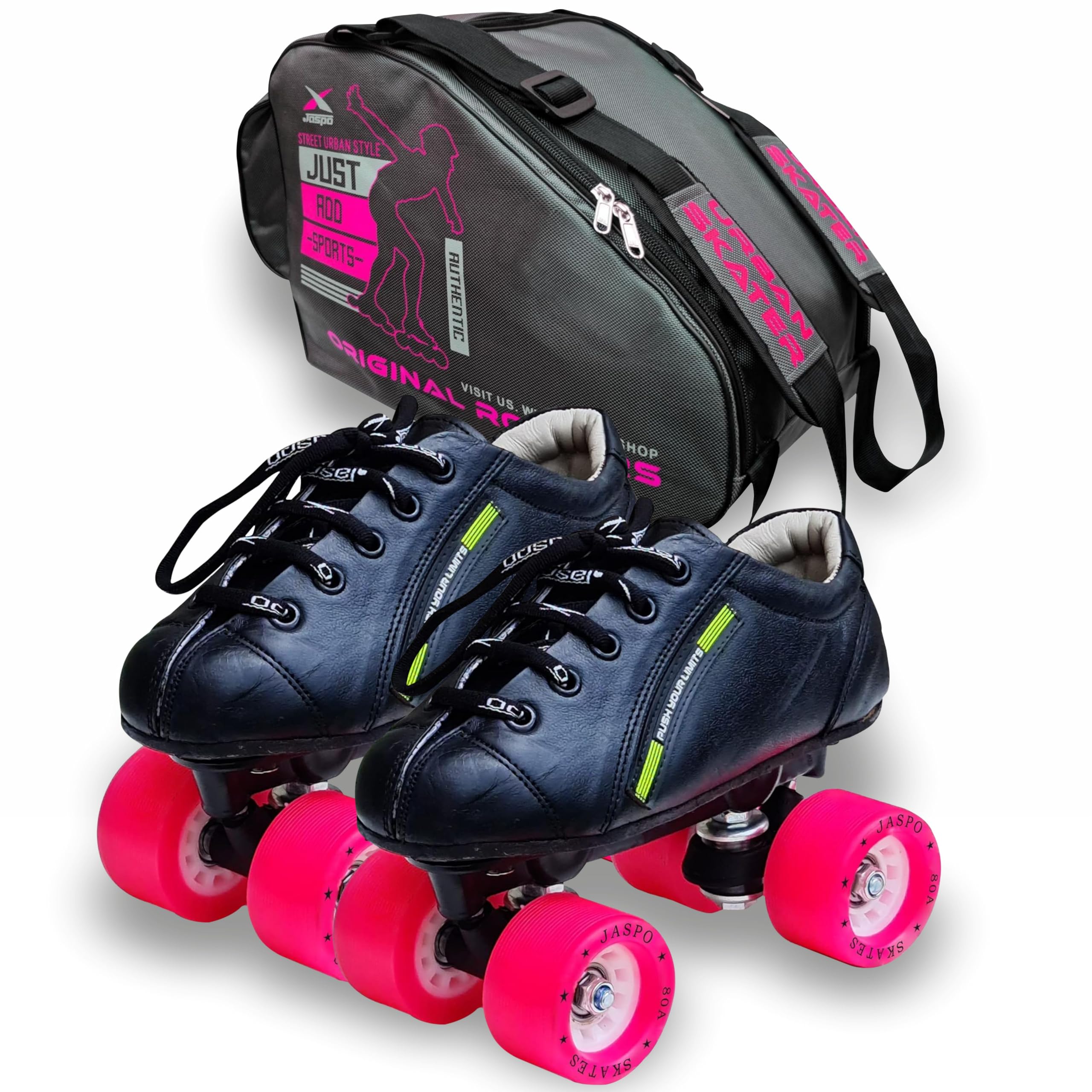 Jaspo Sprint Pro 10 Quad Shoes Fixed Body Roller Skates Approximate for Beginners & Intermediates for Practice & Training Purpose for (All Age Group)
