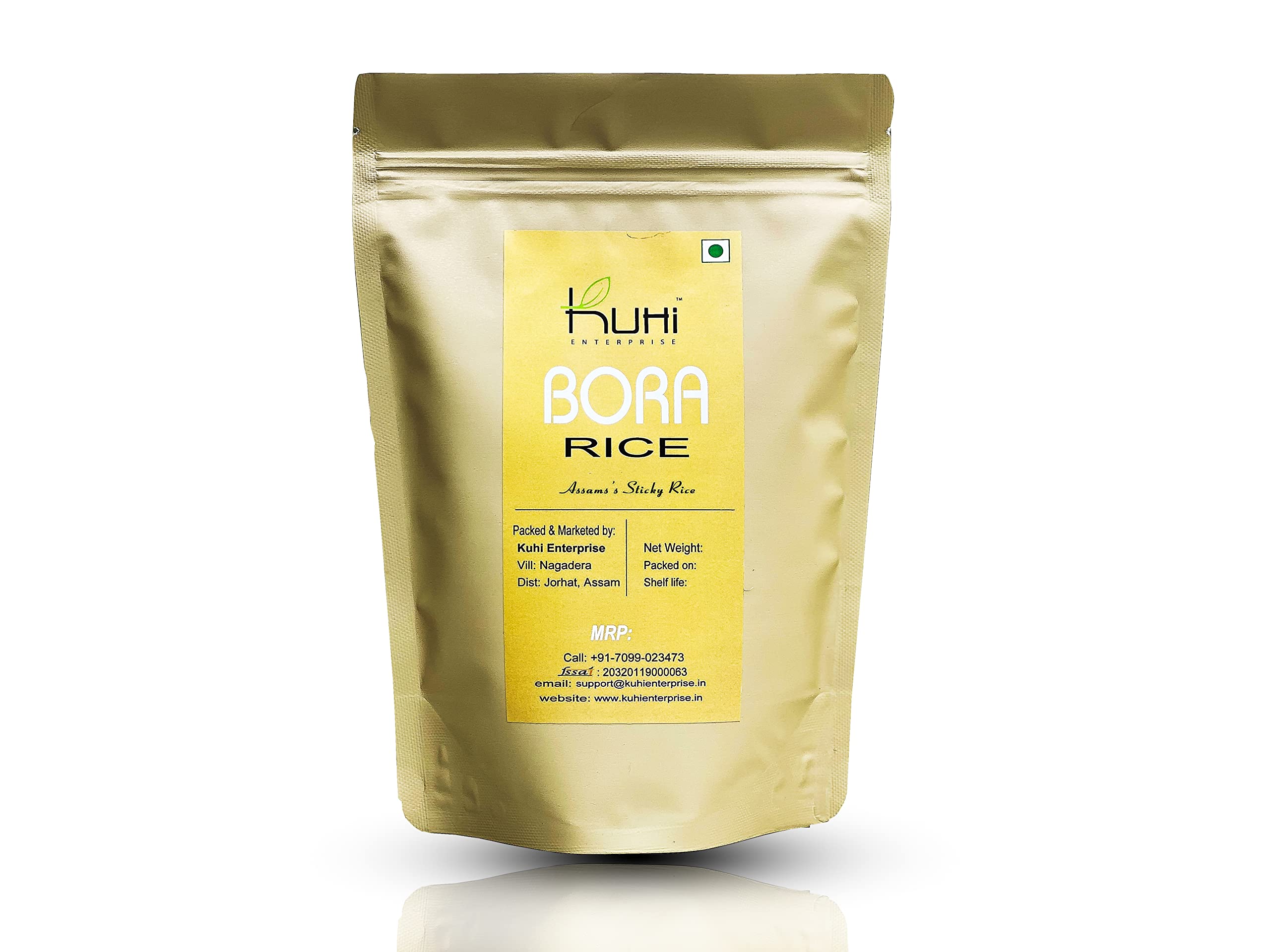 Kuhi's Bora Sticky Rice Superfood with High Protein Delicate Naturally Rich Antioxidants Minerals & Low Fat Whole Grain (400gm)