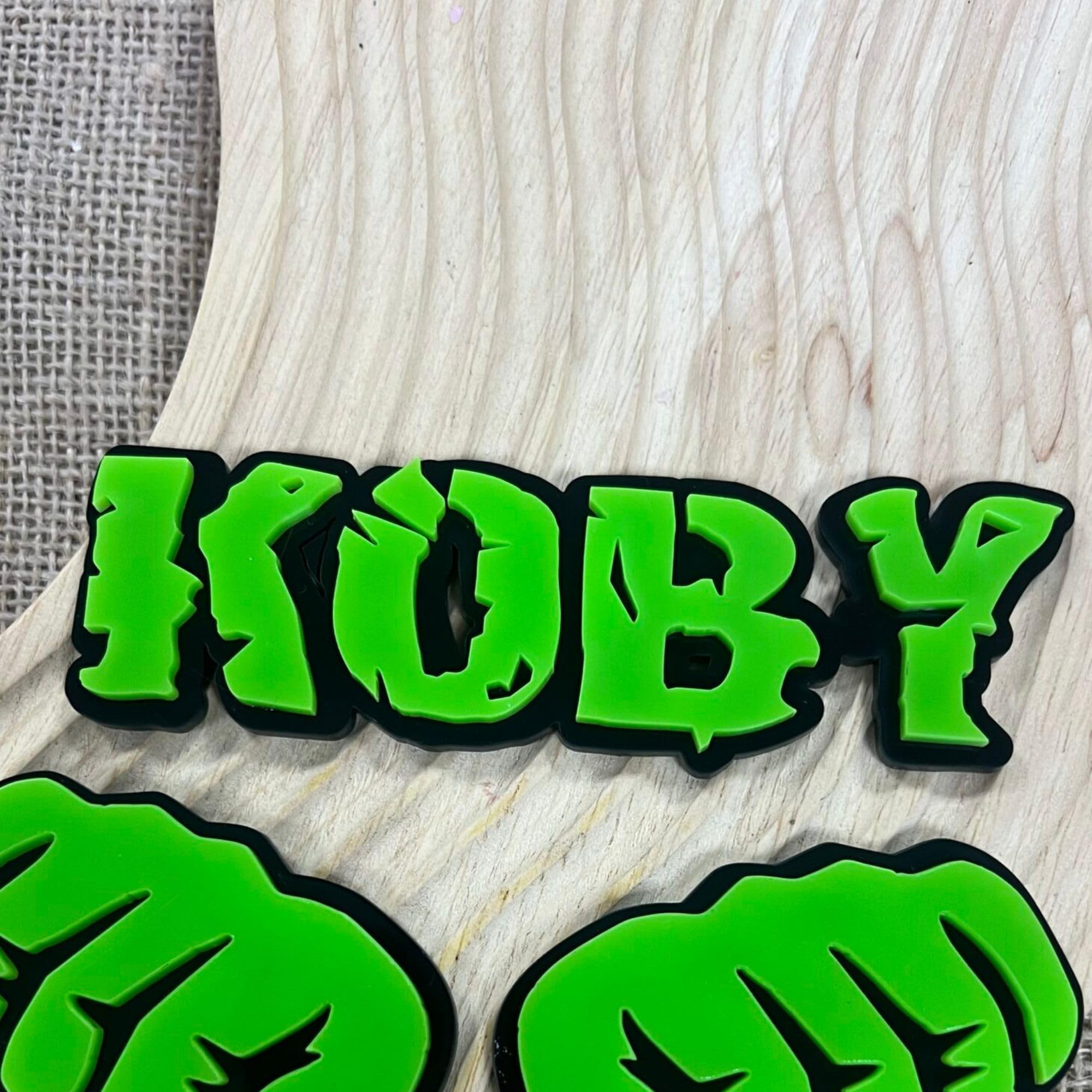 Personalised Black and Green Cake Topper, Perfect for Superhero themed cakes