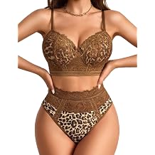 Avidlove Lingerie Sets for Women Bra and High Waist Panty Outfits