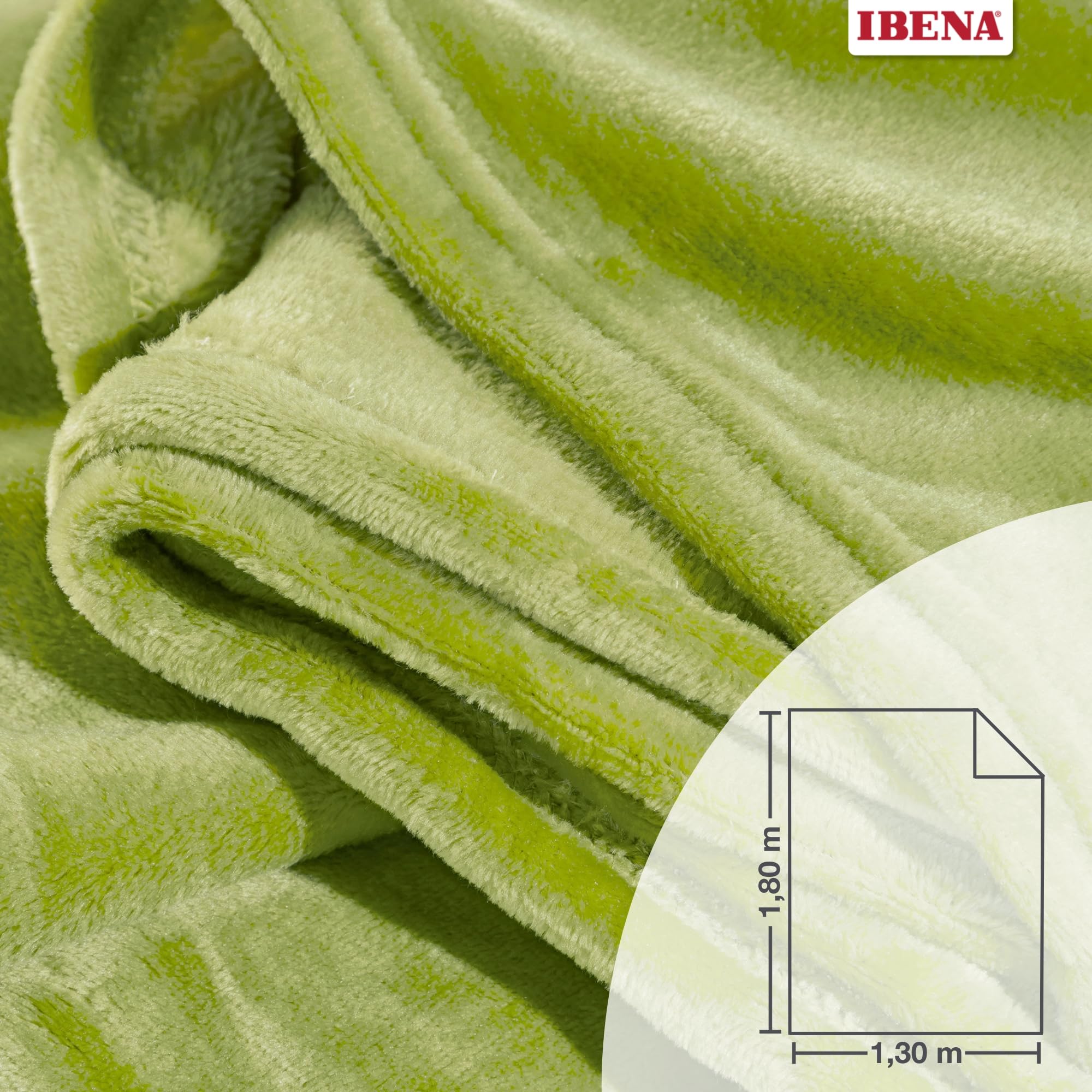 Coperta Pile XL 180x120 Con Cuscino Incorporato: Morbida E Calda Per Divano E Letto - Colore Verde