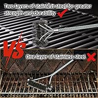 Vista 5 de 3 Pieces Fryer Cleaning Tools, Stainless Steel Deep Fryer Cleaning Tools, Including Basket Fryer Brush, L-Shape Deep Fryer Cleaning Brush and Fryer
