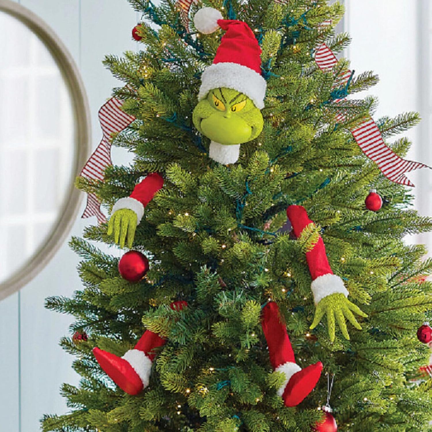 gambe elfo albero di natale