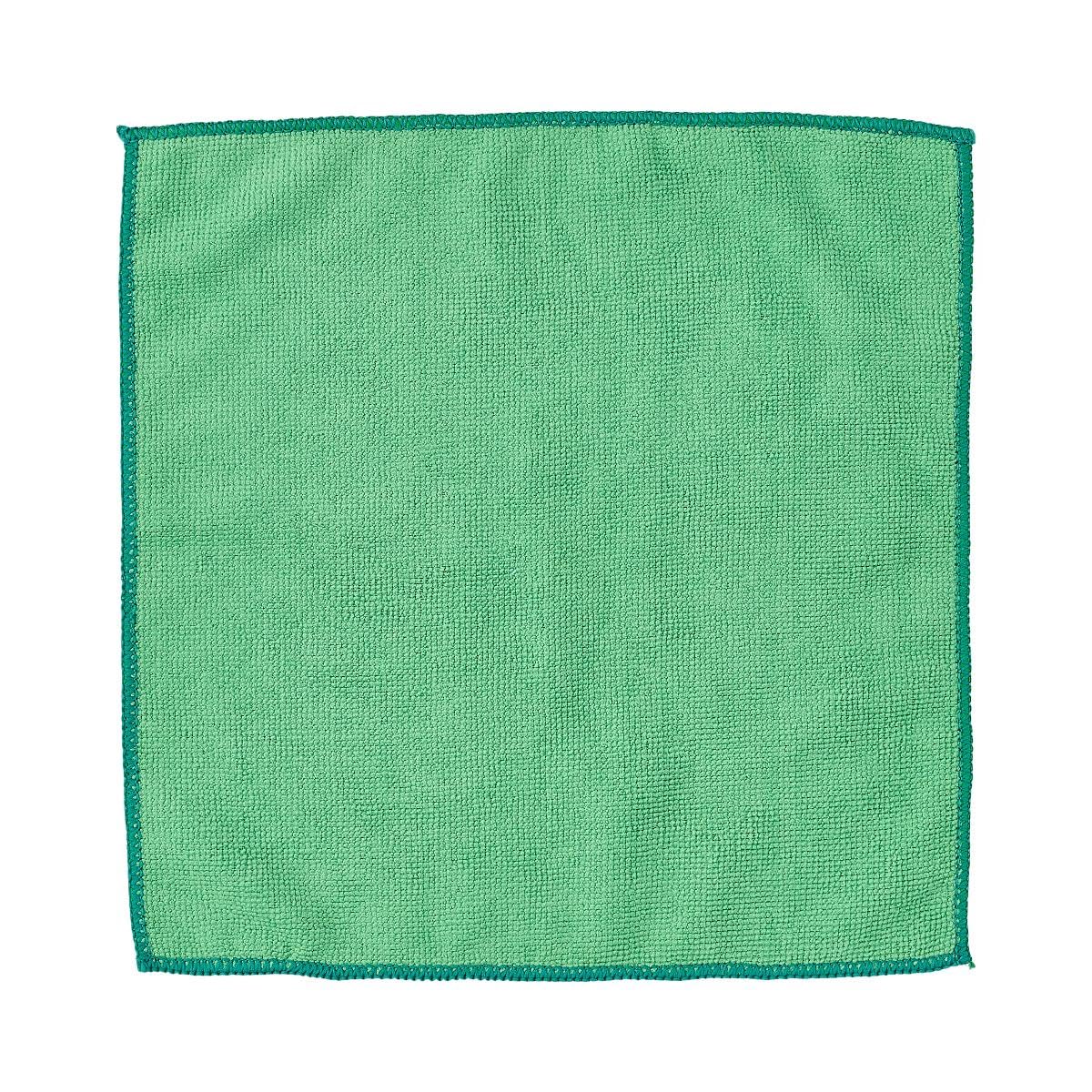 Medline Microfiber Cleaning Cloths 12 x 12 Lightweight Light Green - Pack of 250