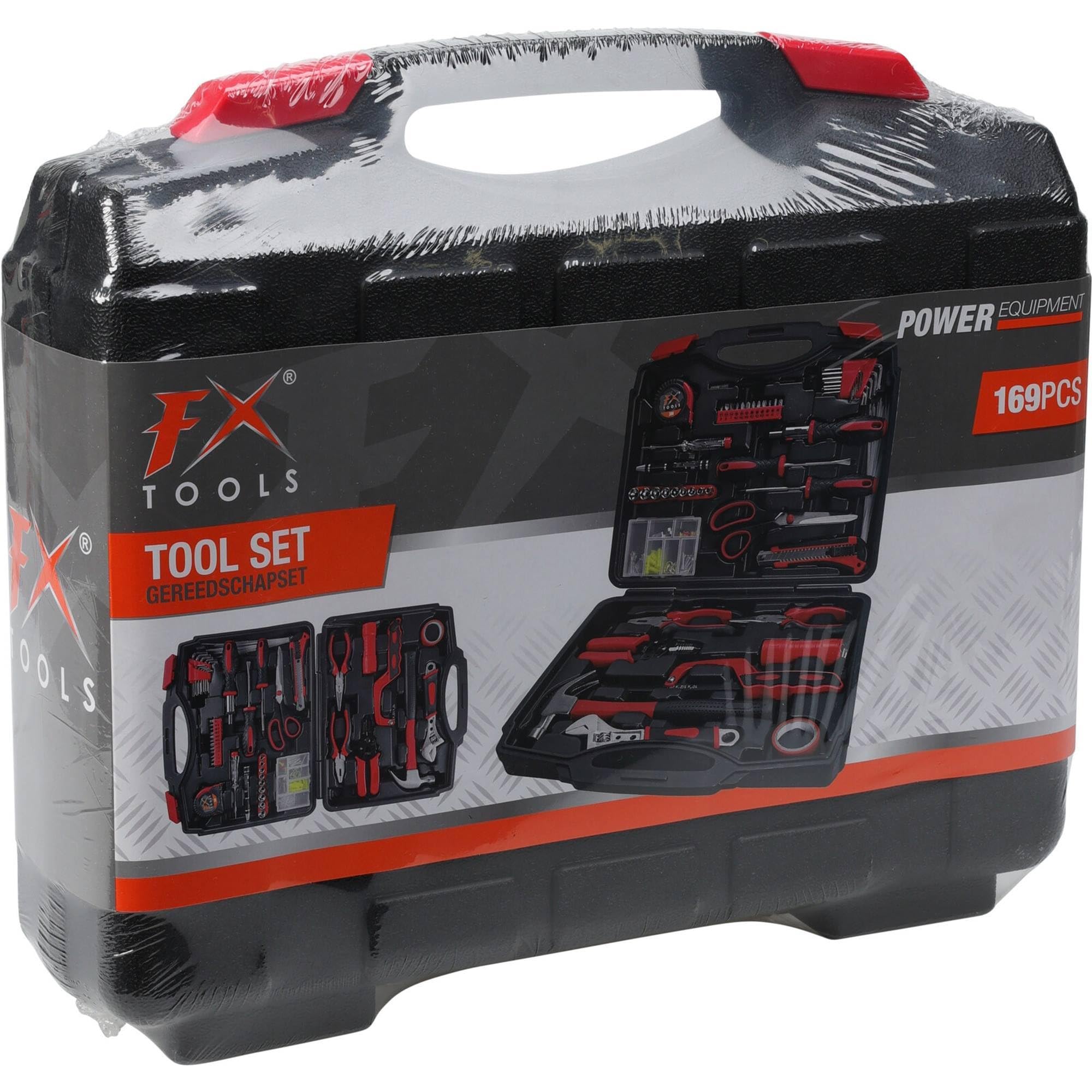 WELL HOME MOBILIARIO & DECORACIÓN Kit de 169 piezas de herramientas con estuche negro