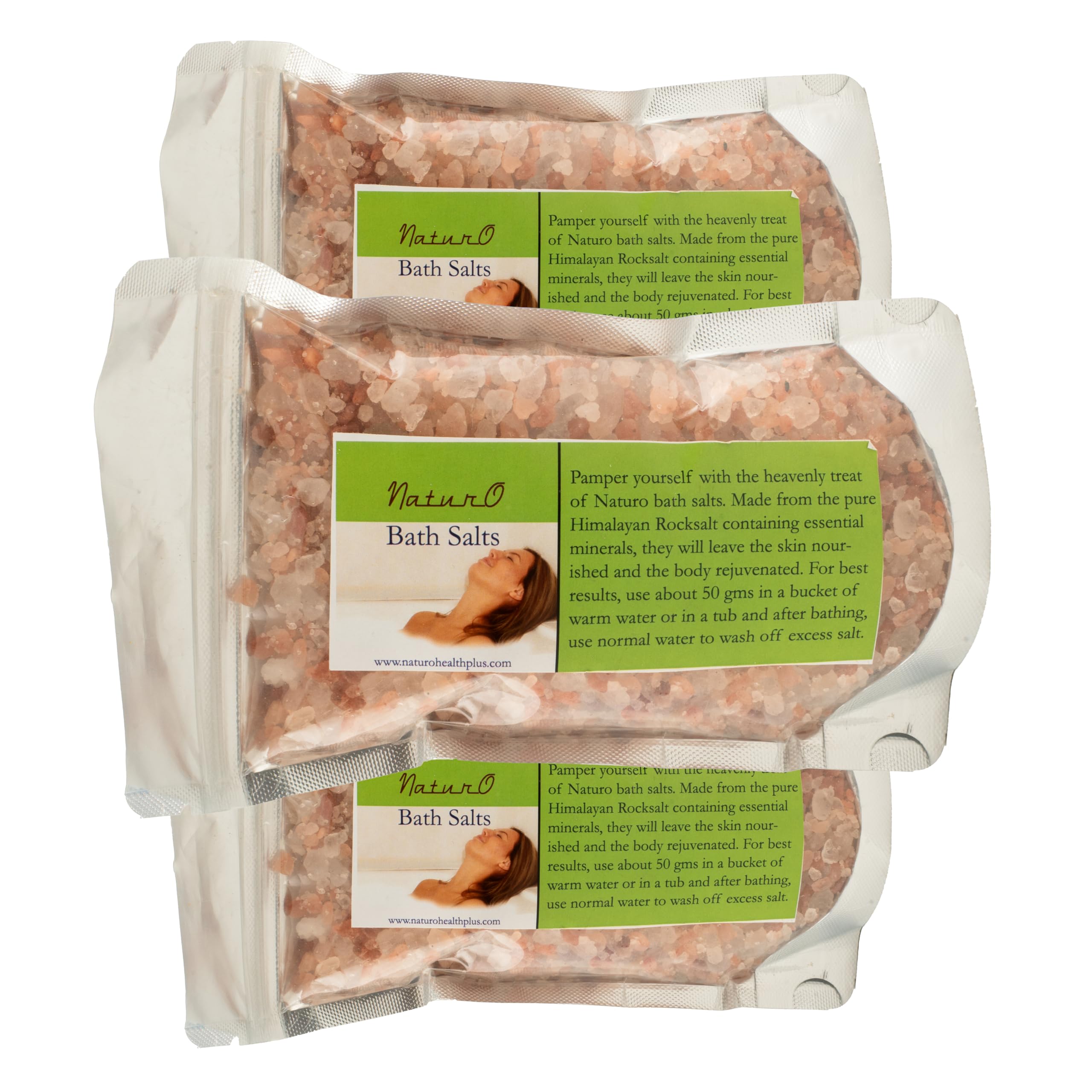 Naturo Healthplus Himalayan Bath Salts -Rejuvinate, Restore,Refresh - 500gms pouch-image-30