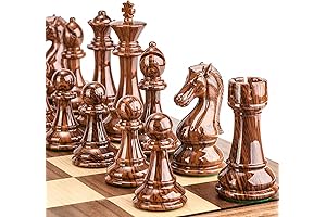 Amerous Weighted Staunton Chess Pieces
