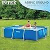 intex rectangular frame pool 220 x 150 x 60 cm blue