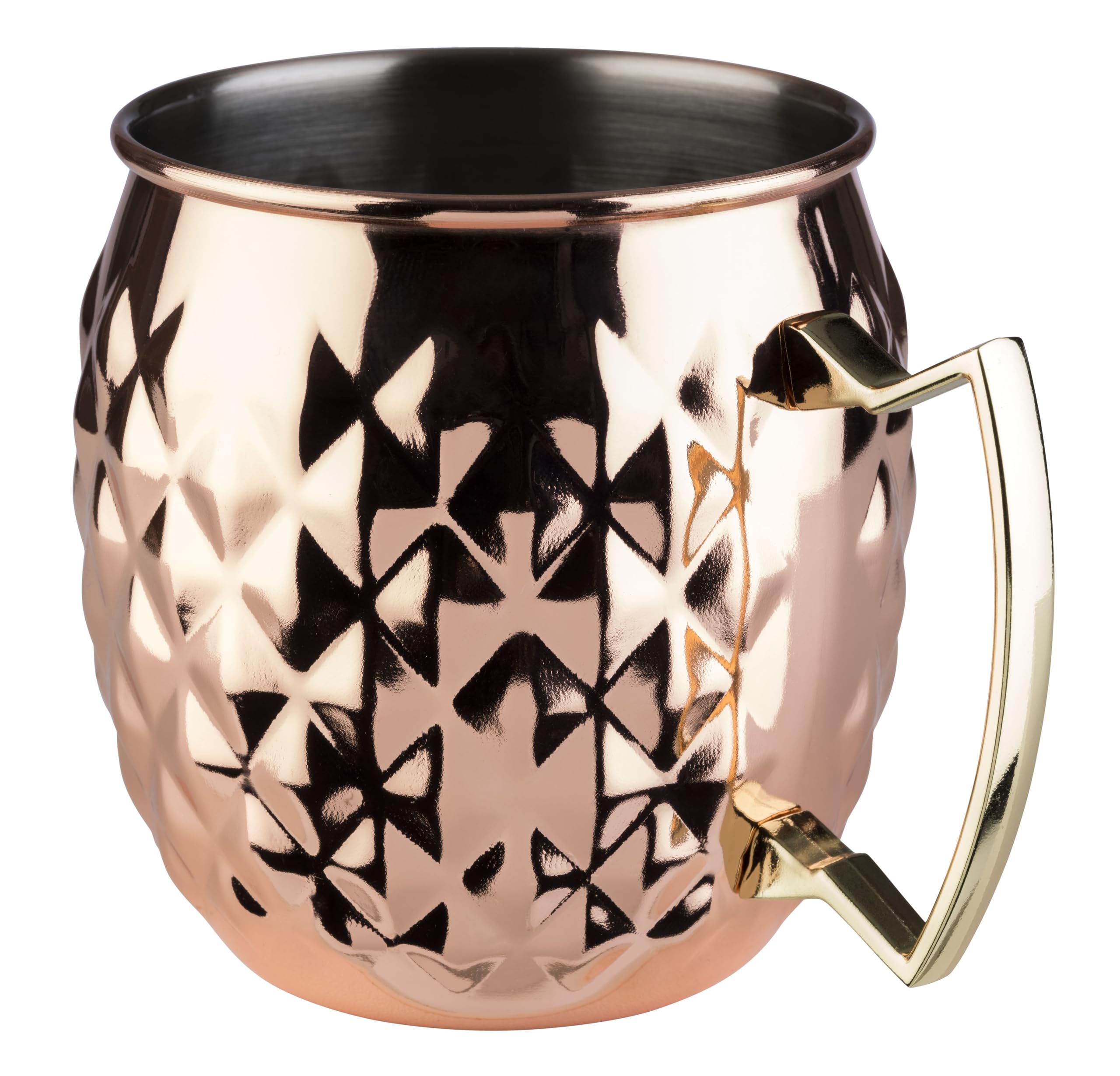 APS93332 Moscow Mule Cocktail Mug 500 ml Stainless Steel Copper Look