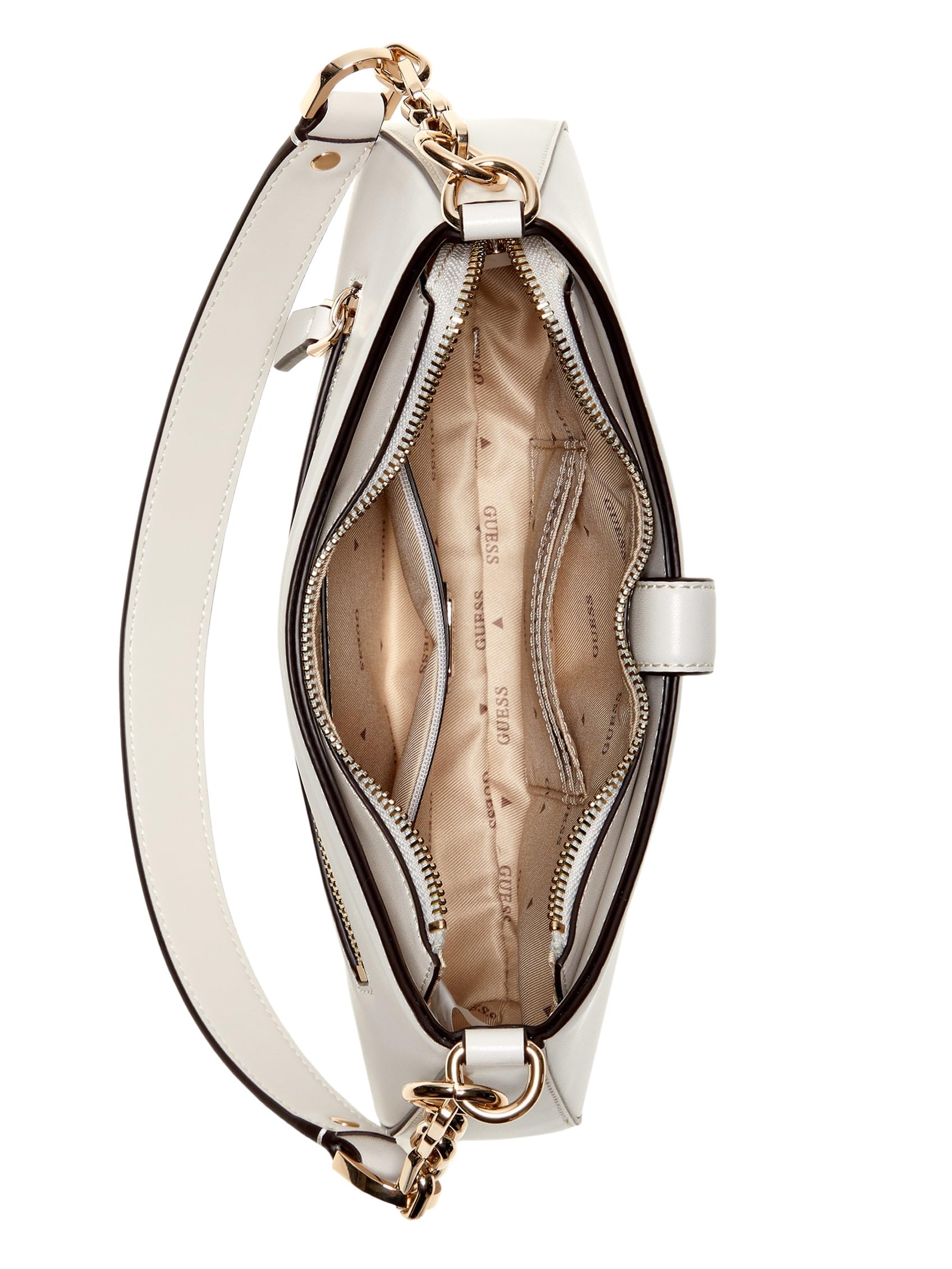 GUESS - Carrie Top Zip Shoulder Bag, Borsa a tracolla Donna