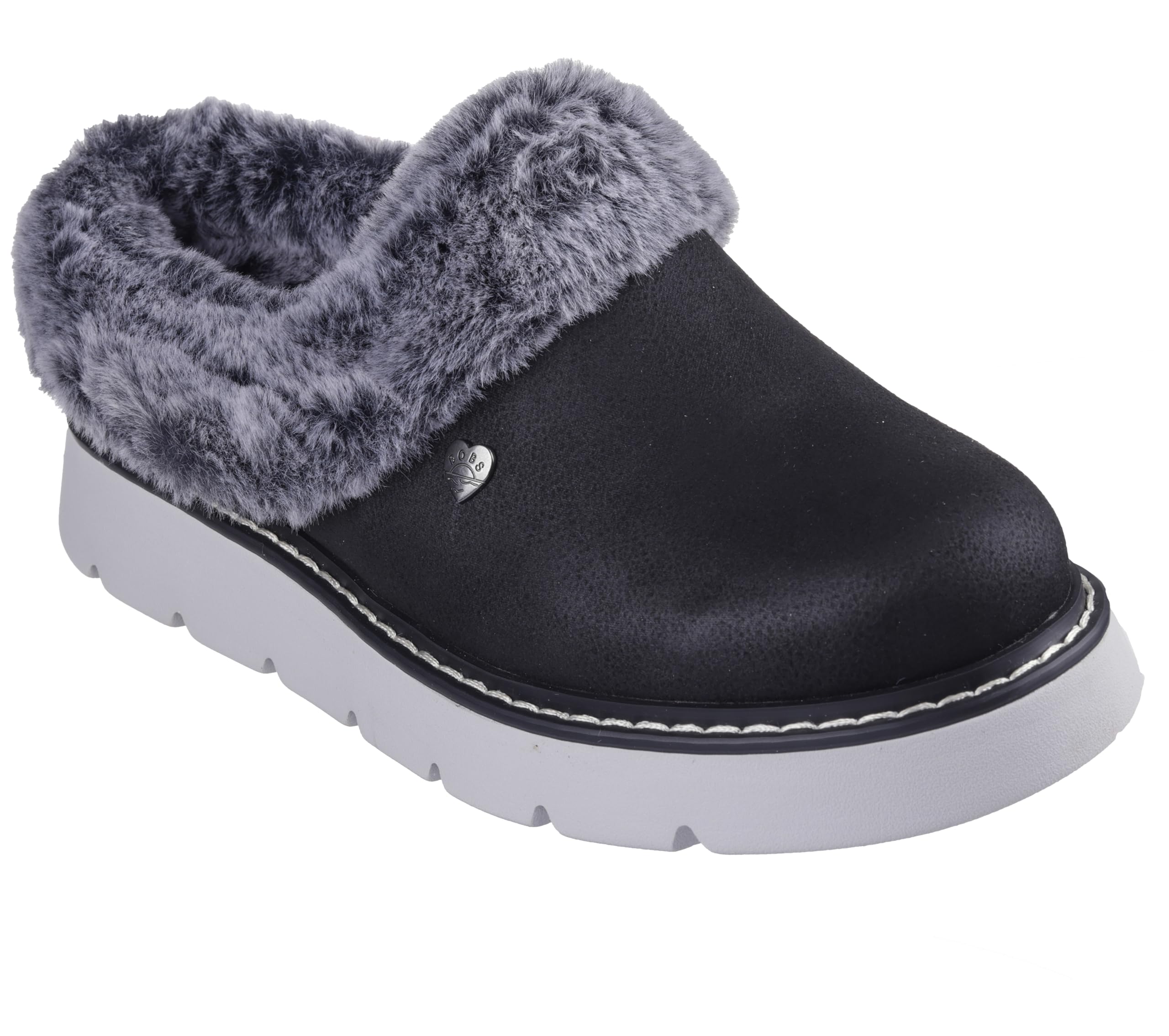 Skechers Women's Keepsakes Lite Cozy Blend Slippers, Black Textile, 8 UK