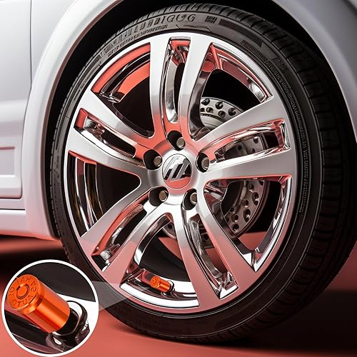 Vista 38 de Tapas de válvula de neumático, aleación de aluminio, anticorrosivas, a prueba de polvo, para automóviles, SUV, camiones, bicicletas, motocicletas