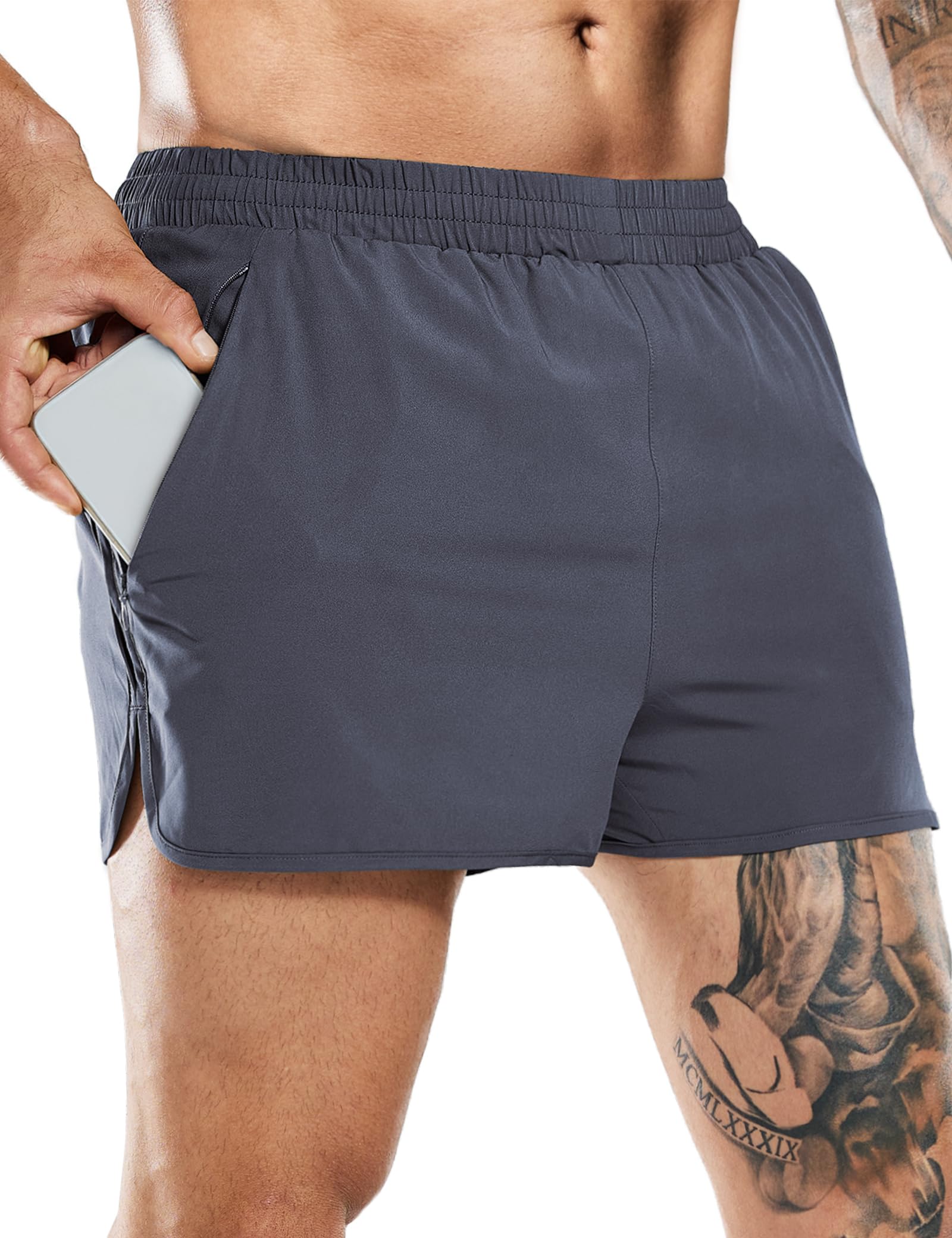 MIER 3 Quick Dry Running Shorts Liner