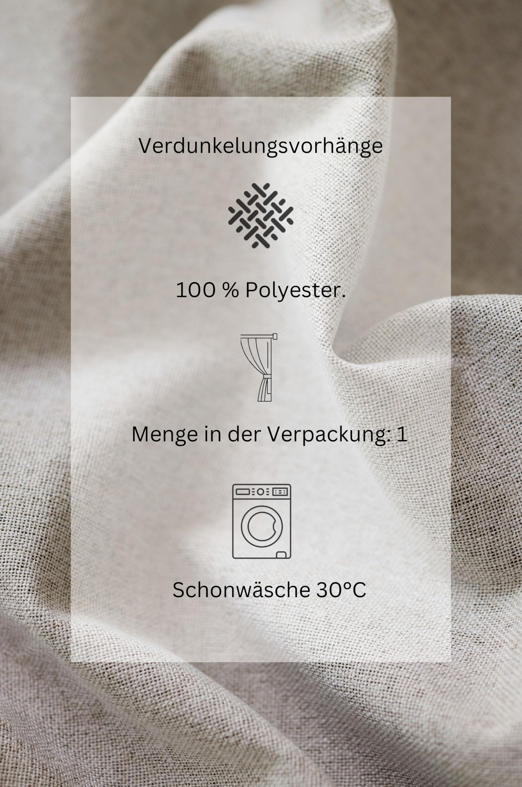 Jotex Moonbeam Verdunkelungsvorhang Extra Breit 270cm- Multifunktionsgardine mit 100% Lichtblockierung (1er Pack) - Hellbeige, 270 x 300cm