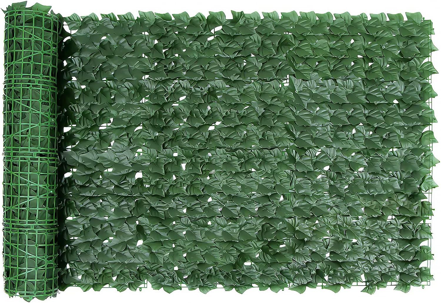 Decorative Artificial Ivy Fence Screening, 3m x1.5m Garden Fence Artificial Leaf Green Hedge Roll,Privacy Fencing Ivy Screen Panel, Outdoor Wall Decoration(Sweet Potato Leaves)