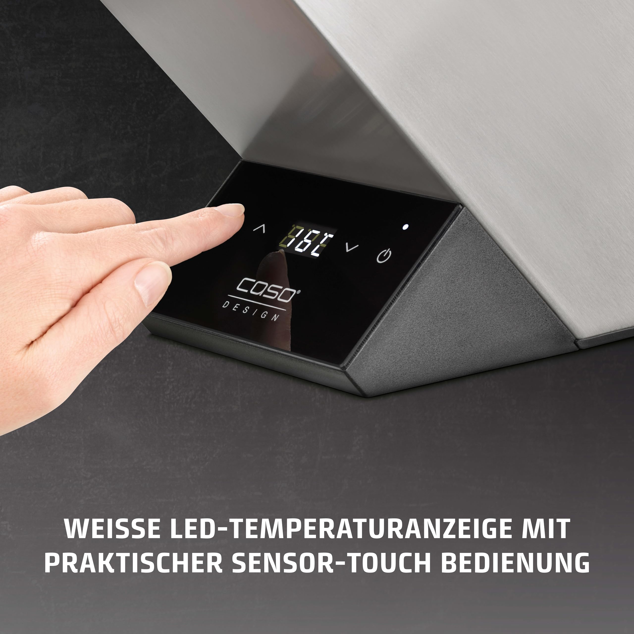Caso WineCase One Inox - Design Weinkühler für eine Flasche – Bild 6