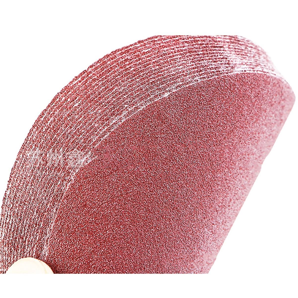100 szt. Tarcze szlifierskie z haczykiem i pętelką 4" 5" Papier ścierny z tlenku glinu do szlifierki mimośrodowej - ziarnistość 40-2000(100grit 5")