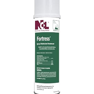 FORTRESS Spray Disinfectant Deodorant aerosol 12 15 oz Aerosol Case NCL2004