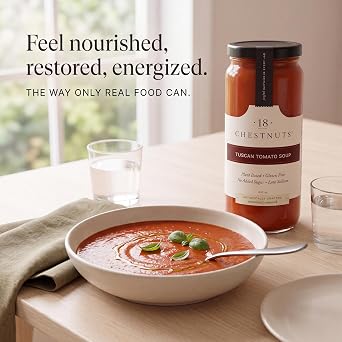 18 Chestnuts, Soup Tuscan Tomato, 16 Ounce