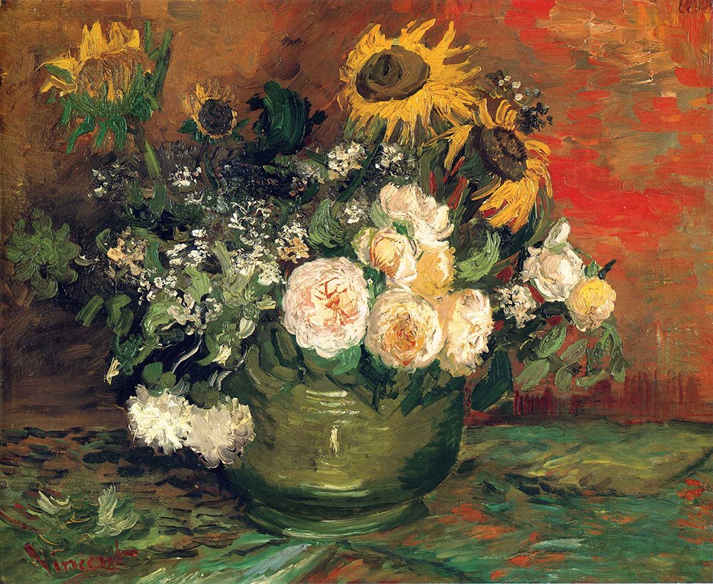 Poster Van Gogh Still Life pour Décorer un Salon Lumineux