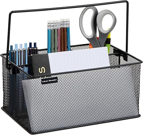 Miniatura 4 de Organizador de cesta de almacenamiento Mind Reader soporte para utensilios de cocina tenedores cucharas cuchillos servilletas perfecto para