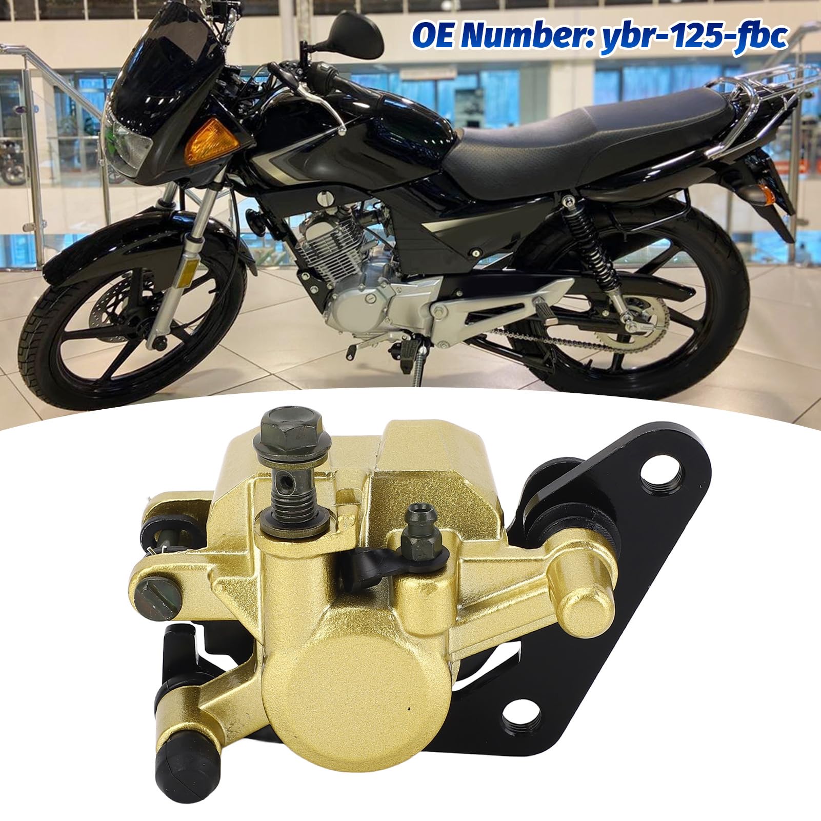 Amazon | フロントブレーキキャリパー ブレーキパッド付き Ybr-125-fbc