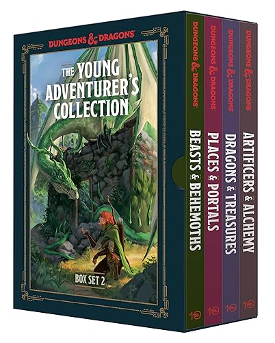 The Young Adventurer's Collection Box Set 2 (Dungeons & Dragons 4-Book Boxed Set): Beasts & Behemoths, Dragons & Treasures, Places & Portals, ... & Dragons Young Adventurer's Guides)