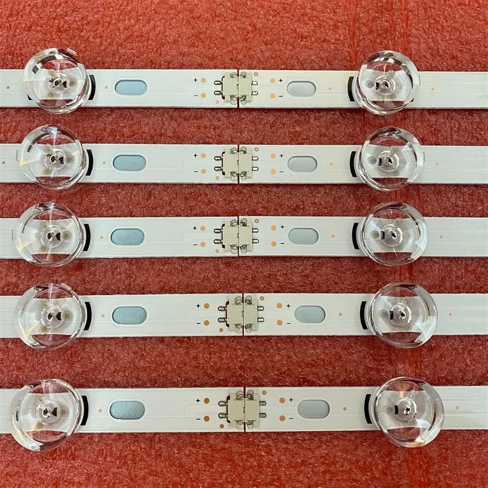 Lot De 10 Bandes LED De Rétroéclairage TV - Modèles Compatibles : 50LB653V, 50LF5800, 50LY761H... - Économie D'énergie, Installation Simple